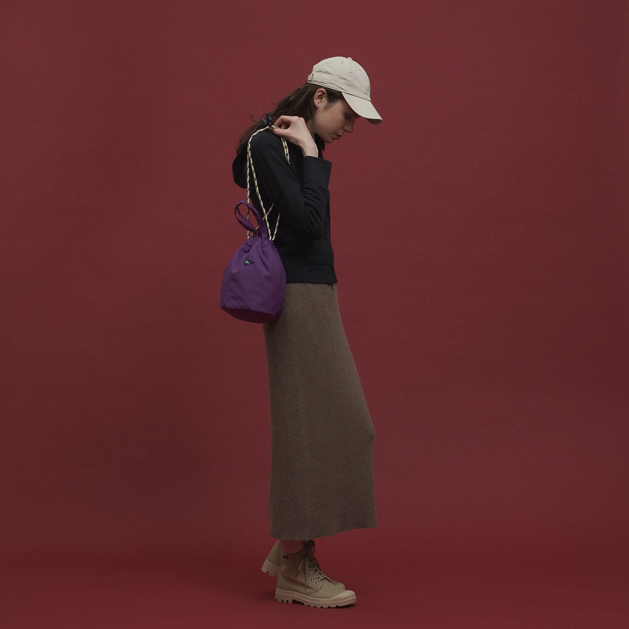 natalie ナタリー ハンドバッグ 巾着 erieworks エリーワークス